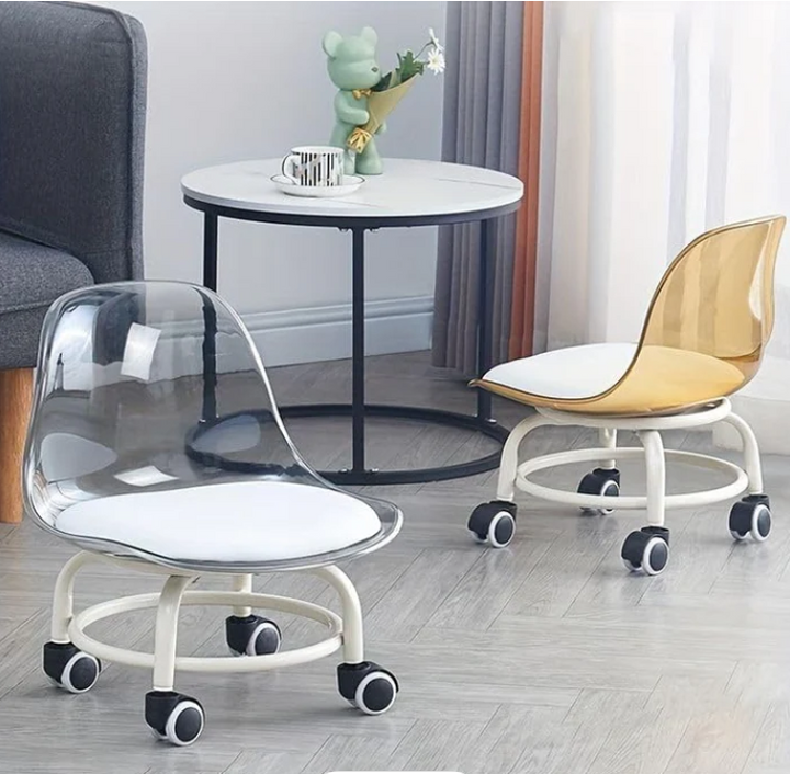 Acrylic 360° Rotatable Transparent Chair By Smartspace
