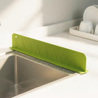 Kitchen Sink Splash Guard - Soft Silicone - Double Suction Grip - Large 16 Inch Size
