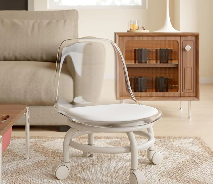 Acrylic 360° Rotatable Transparent Chair By Smartspace