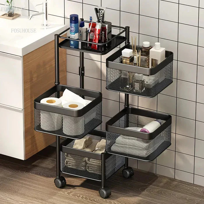 Premium Square Metal Trolley By Homix