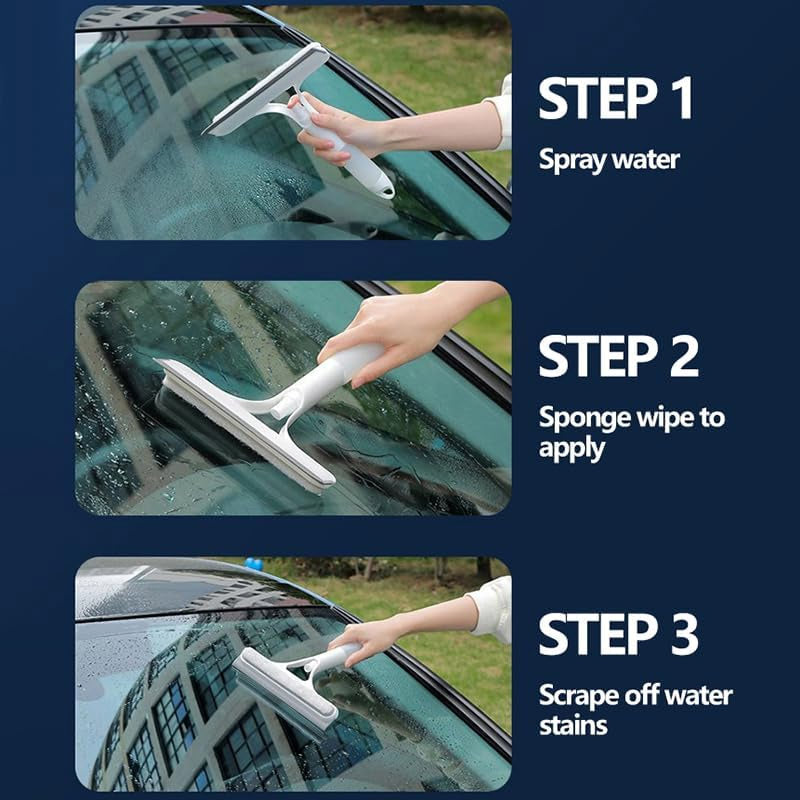 3 In 1 Glass Window Cleaner Wiper