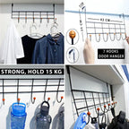 Over the Door Metal Hanger (7 Hooks)