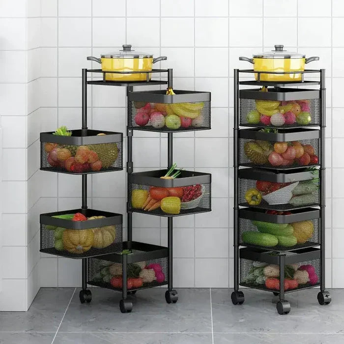 Premium Square Metal Trolley By Homix