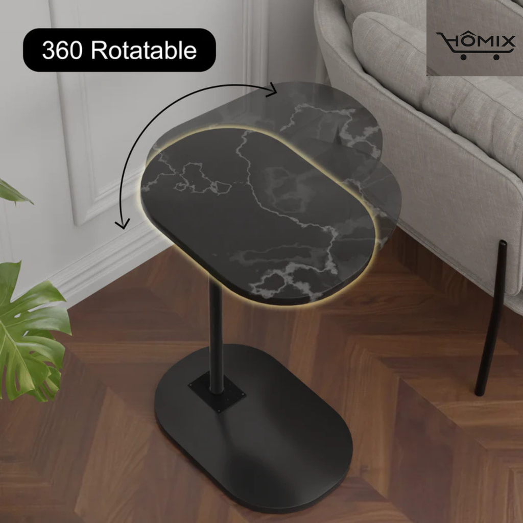 Adjustable Height 360° Move-able C-Shaped Table