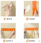 Transparent Wall - Mounted 6 - Hook Rack