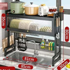 Multifunction Expandable Over Sink Rack